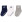 Nike Βρεφικές κάλτσες Core Futura Ankle Socks 3 pairs